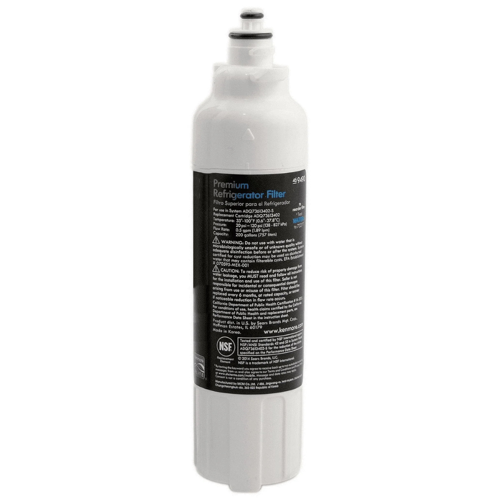 1 x FilterLogic FFL-112B Filter Compatible with Bosch UltraClarity Pro 11032518