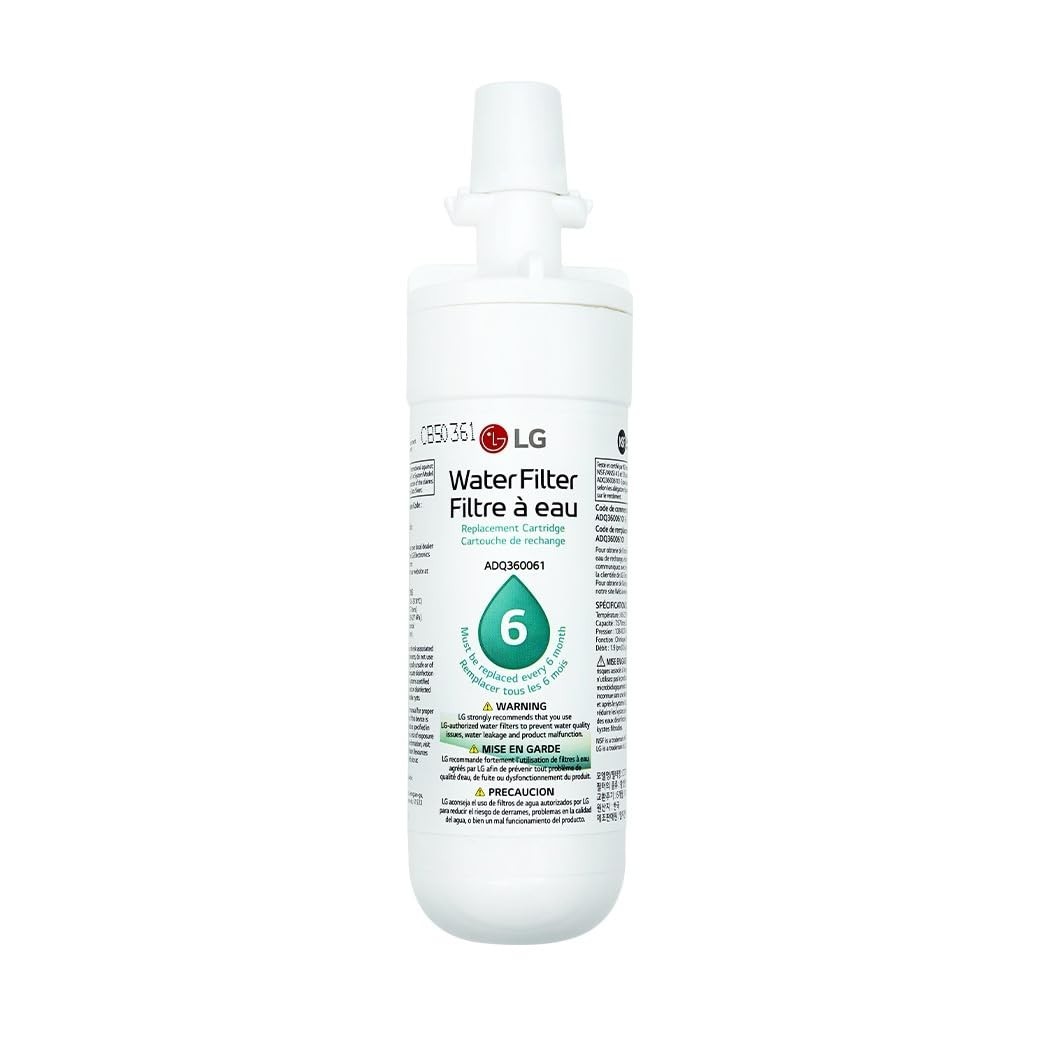 LG LT1000P2 6-Month / 200 Gallon Refrigerator Replacement Water Filter 2 PACK