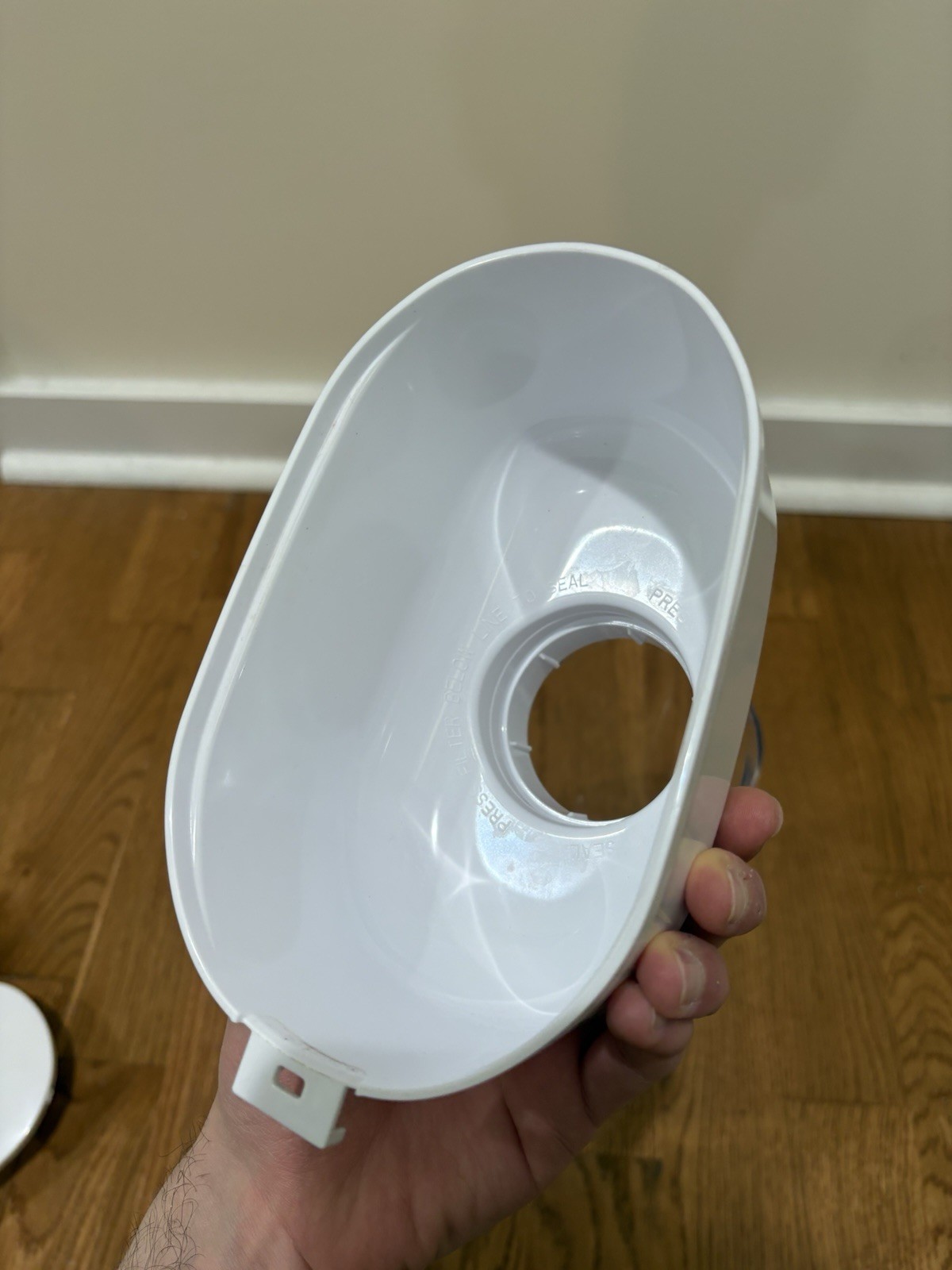 Brita Maxtra+ Water Pitcher Clear Plastic with White Lid Used