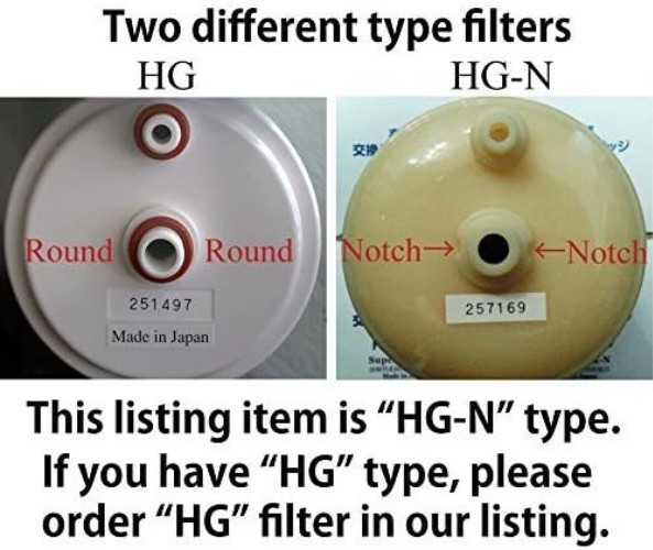 Water Filter Japan Made Lead Removal Silver Activated Carbon Compatible HG-N