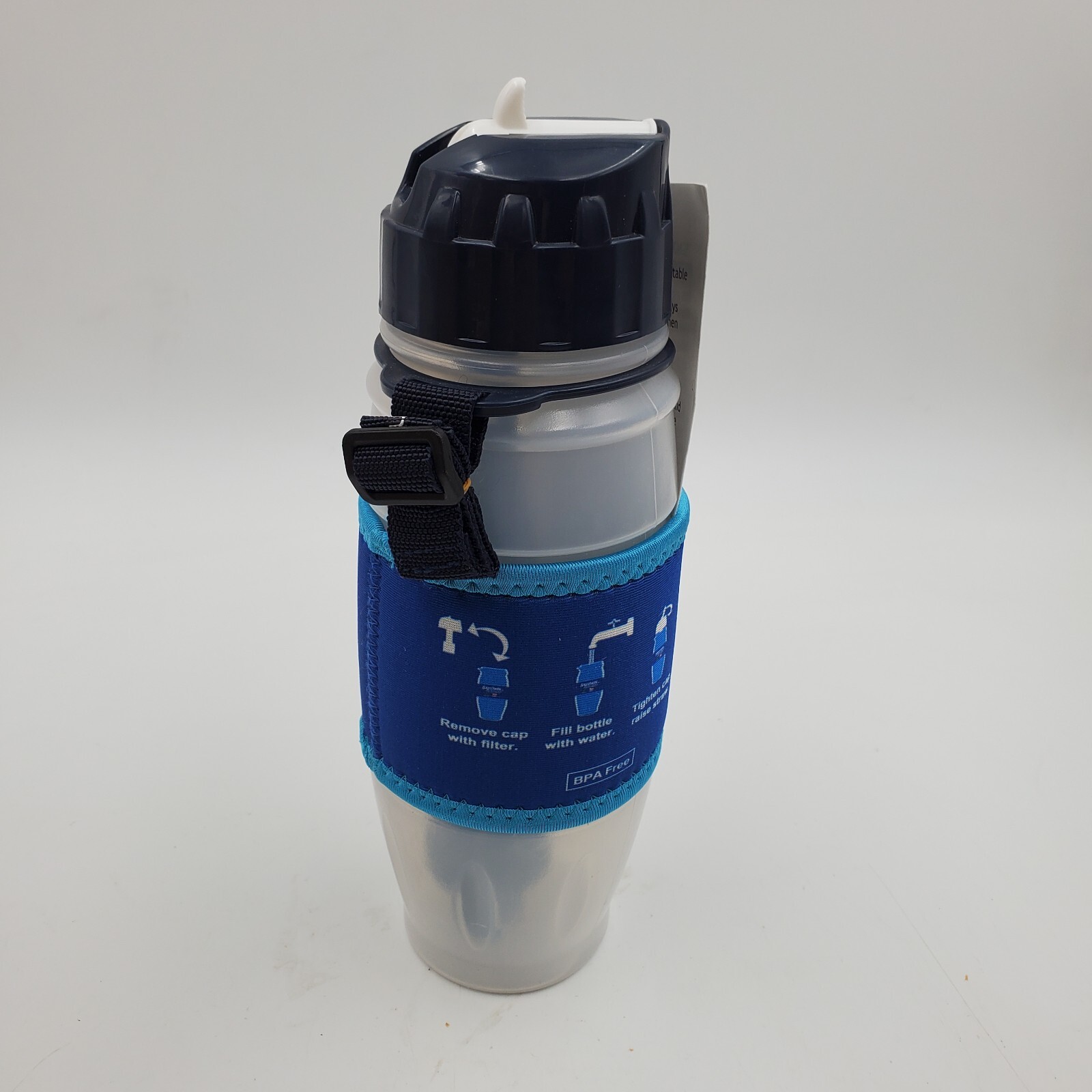 Seychelle 28 oz Flip Top Water Bottle – Filters Virus Bacteria & Radiation