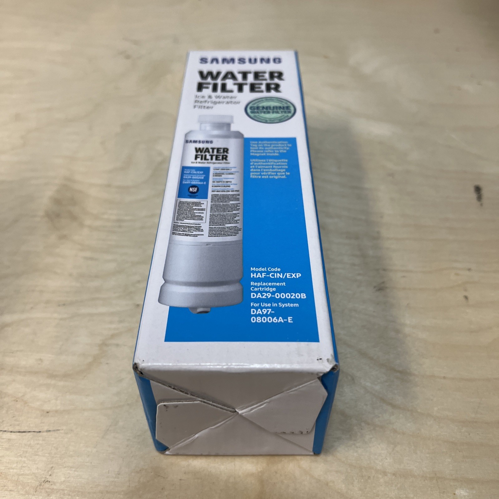 SAMSUNG Genuine Filter for Refrigerator Water and Ice, HAF-CIN/EXP, 1 Pack