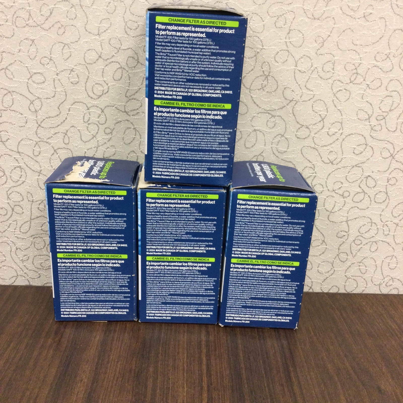 LOT OF 4 Brita Elite Filter FF-100/SAFF-100 (378L) 100 GAL