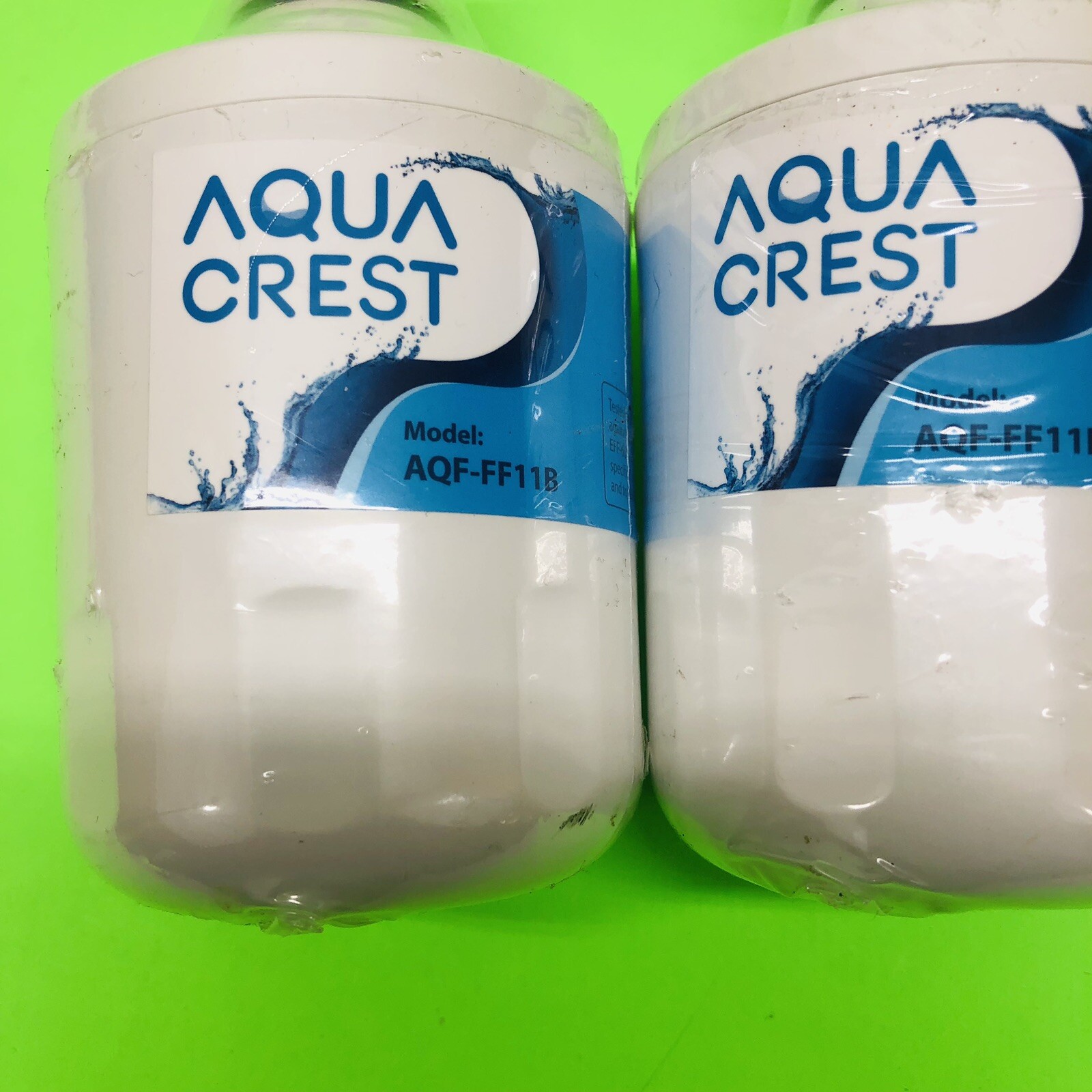 Aqua Crest Refrigerator Water Filter. Model AQF-FF11B. Pack of 2
