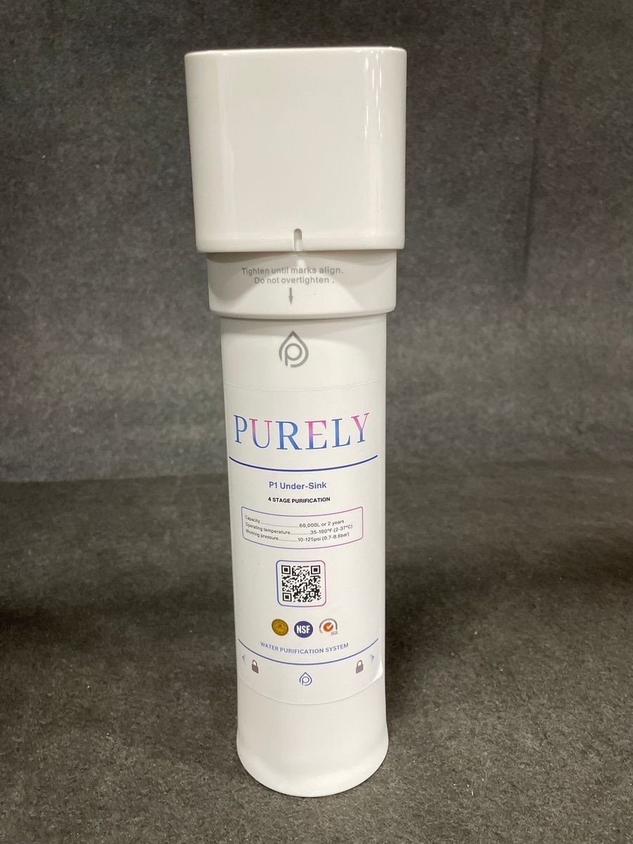 PURELY P1 Under Sink Water Filter 4 Stage Filtration for Pure Water