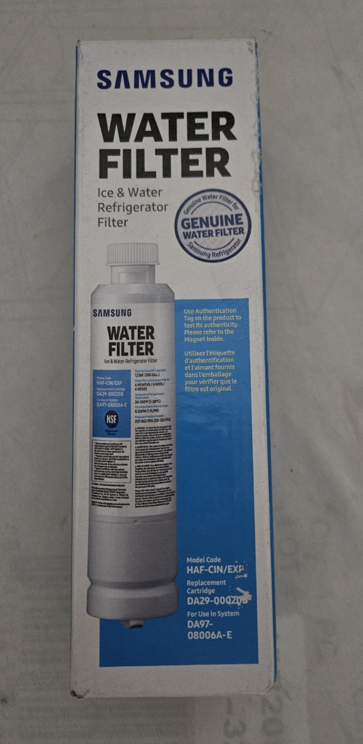 Samsung Refrigerator Water Filter HAF-CIN/EXP DA29-00020B DA97-08006A-E