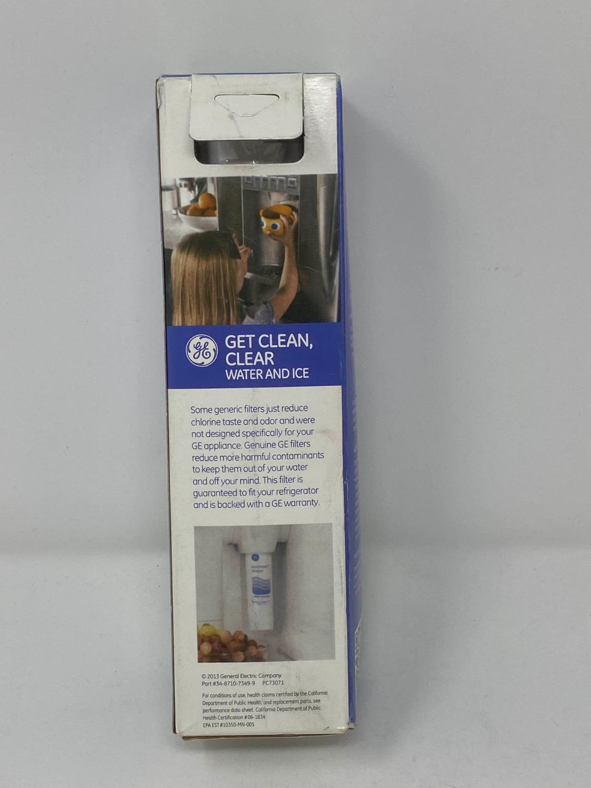 GE MSWF Plastic Twist & Lock Refrigerator Water Filter, Original GE Product