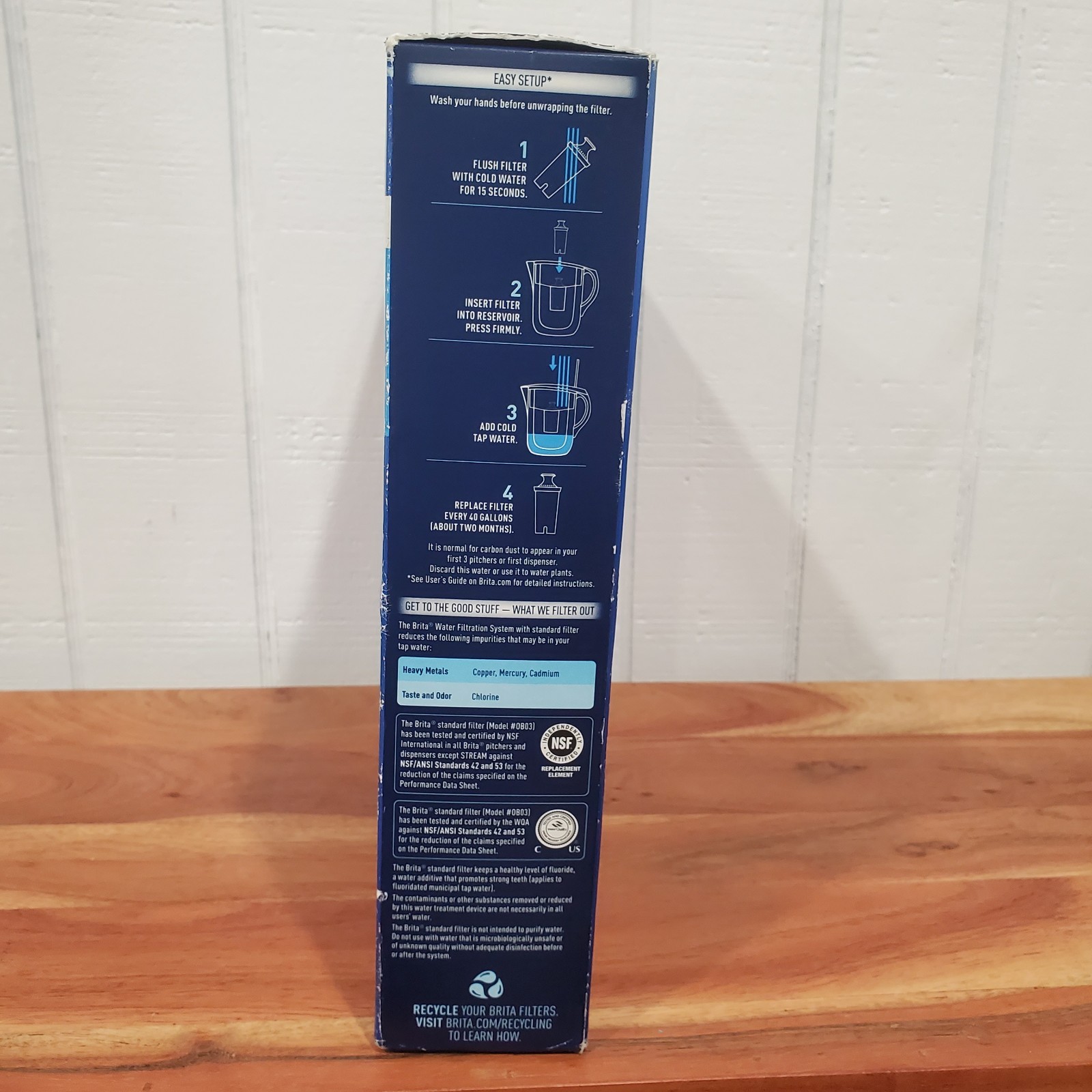 Brita – Standard Replacement Water Filter – 987554 – 10 Pack – New