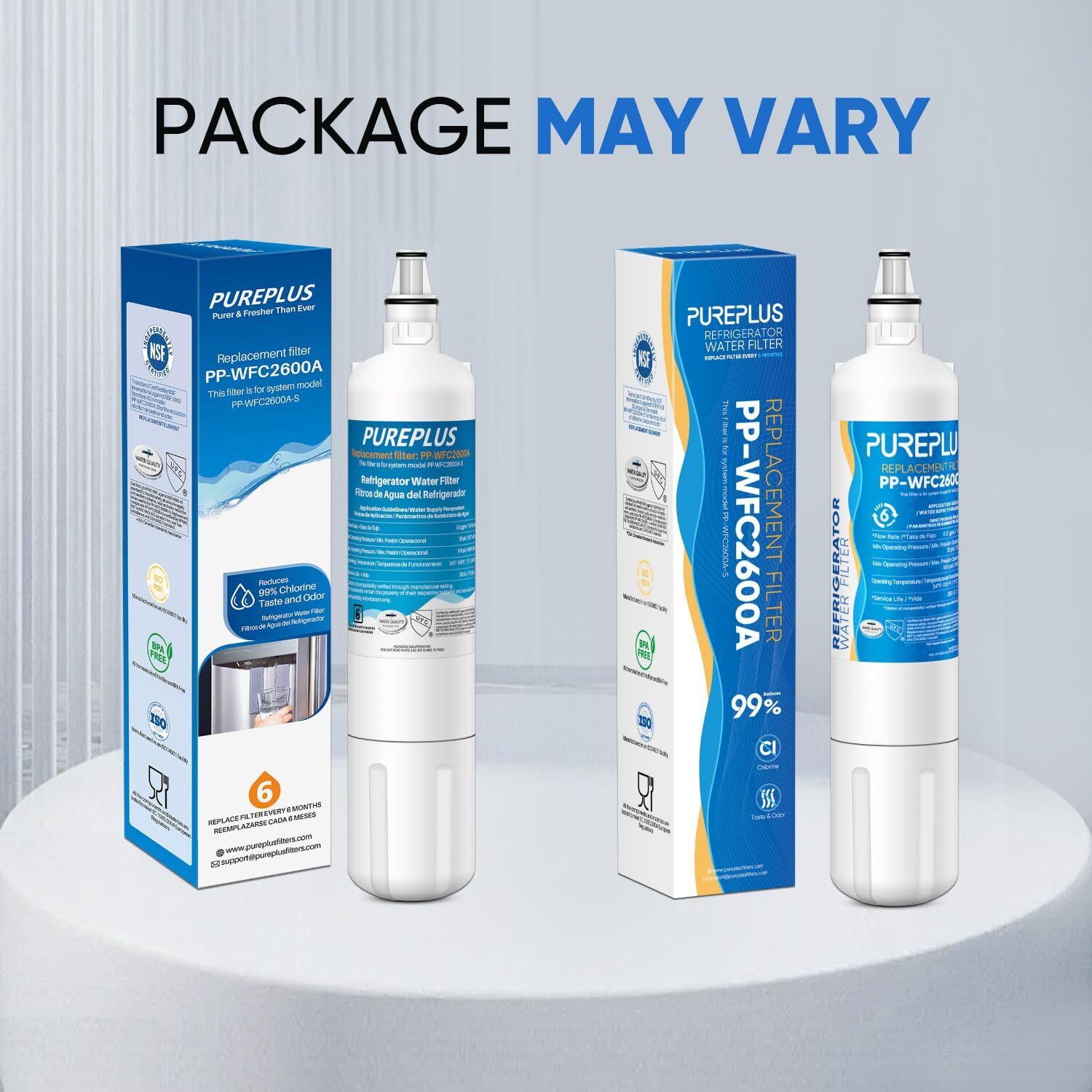 2 PACK Sub-Zero 4204490 Refrigerator Water Filter – White New USA