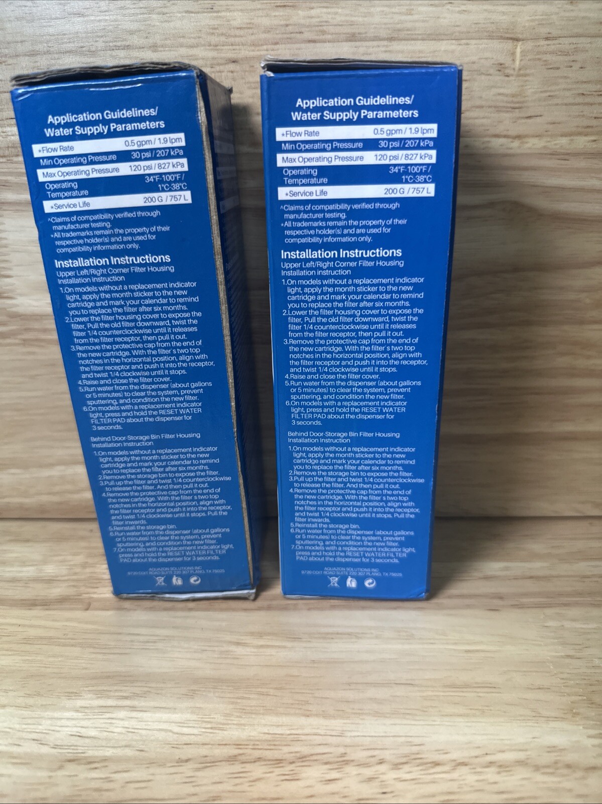 PurePlus RWF4700AC Water Filter 2 Pack & AF004 Carbon Air Filter 2 pack