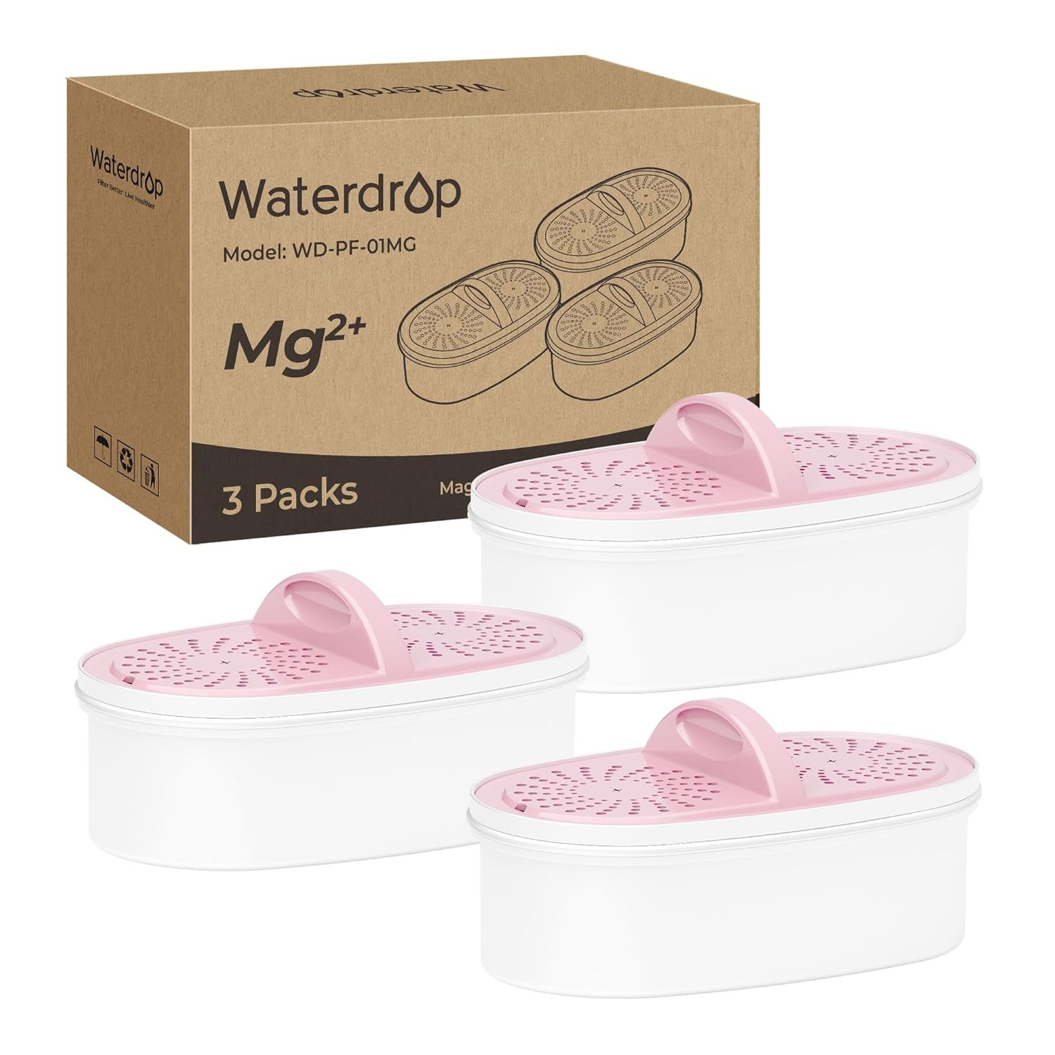 [Original] WD-PF-01A plus Replacement Filters for All Pitcher Filtration Syste