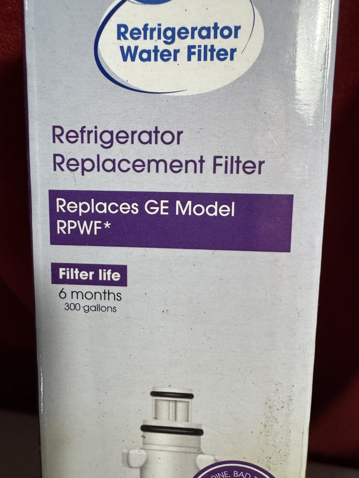 3 Great Value Refrigerator Water Filter Replaces GE Model RPWF 6months A41