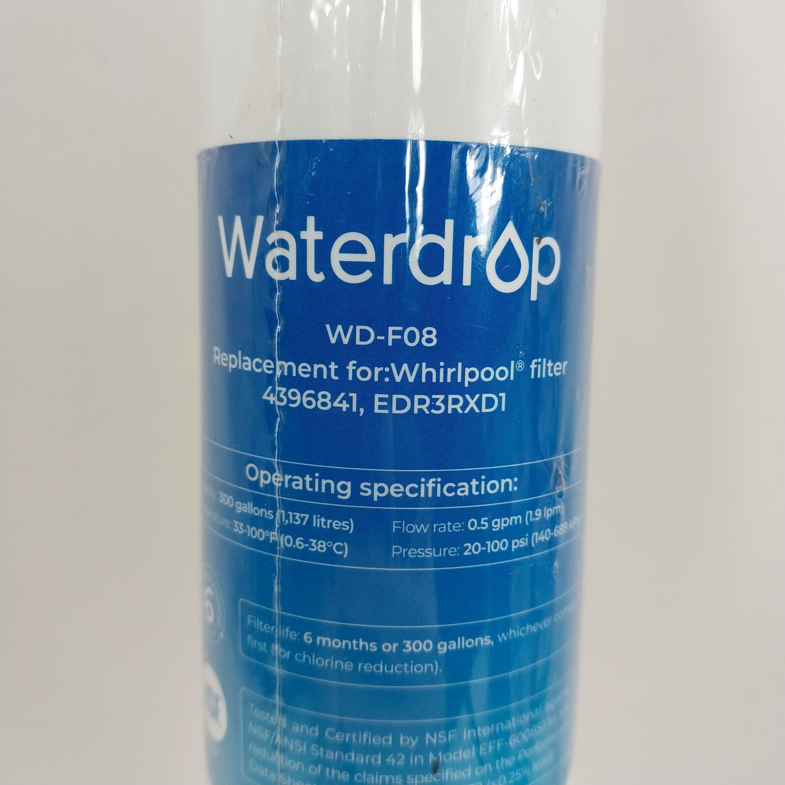 Waterdrop WD-F08 Water Filter Fits Kenmore 46-9083, 46-90309