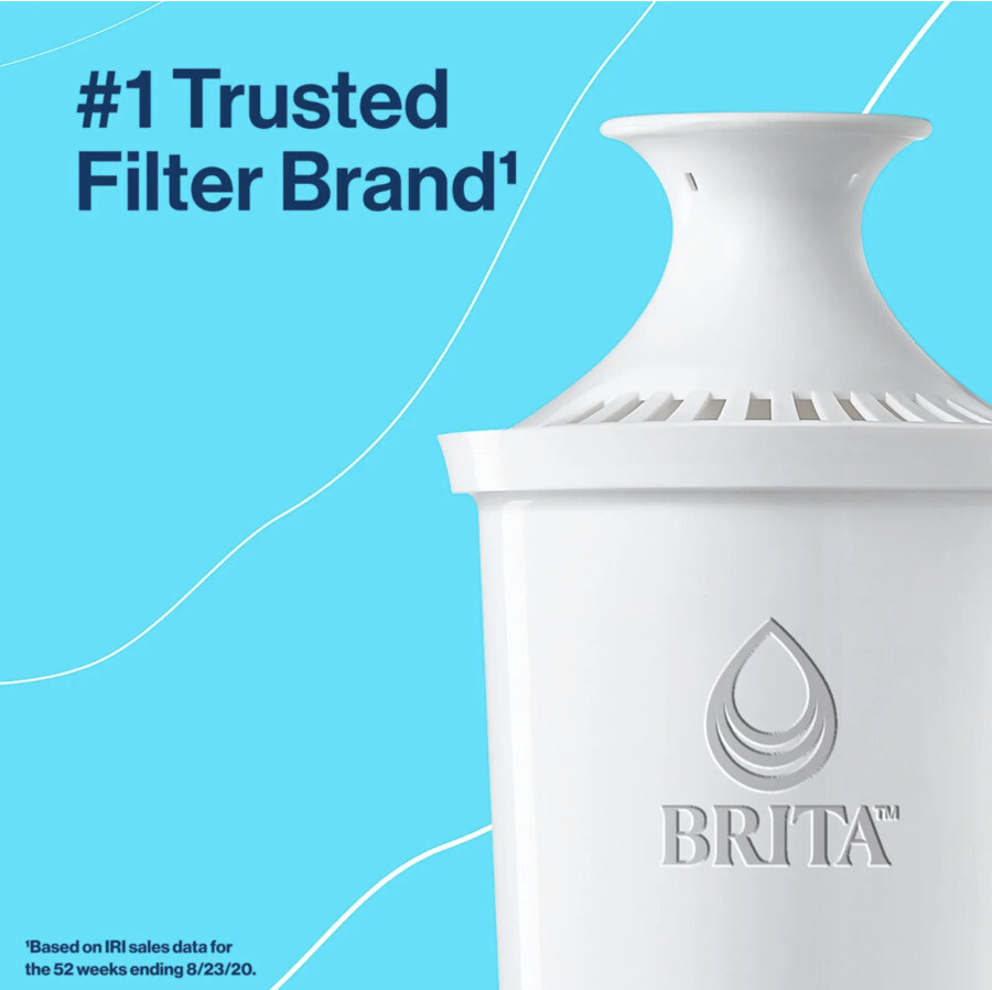 Brita 6-PK STANDARD REPLACEMENT FILTER | PITCHERS & DISPENSERS Water Filtration