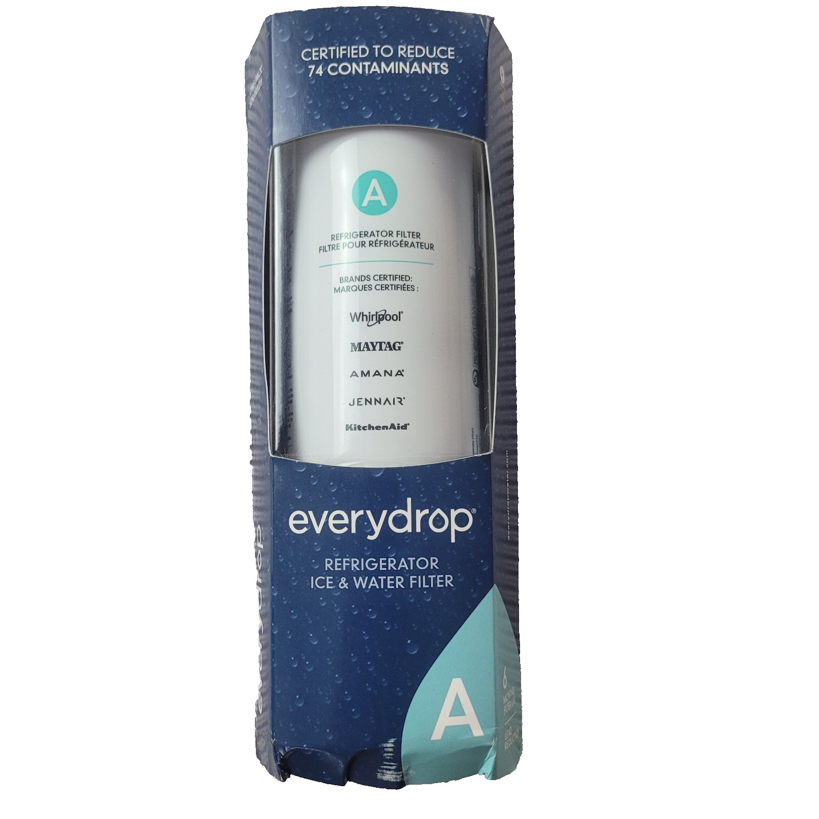 Everydrop by Whirlpool EDRARXD1 Refrigerator Water Filter A – Genuine OEM Ice &