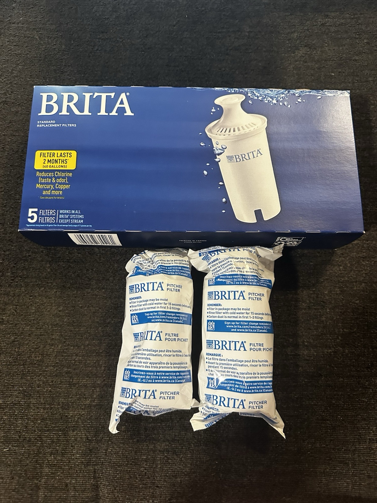 Brita 987554 Standard Replacement Filters 10 pack Missing 3 Total 7