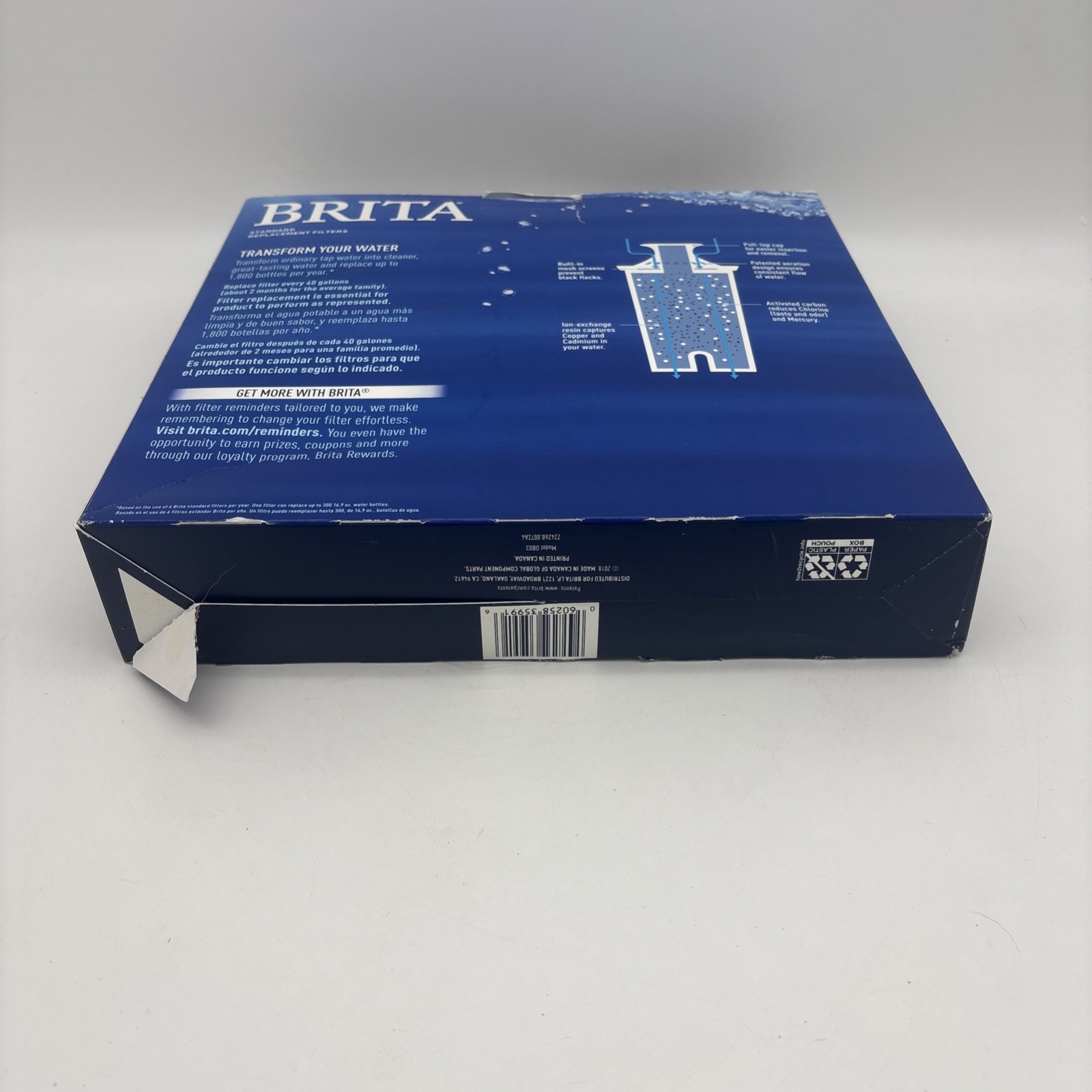 Brita Genuine 987554 Water Standard Replacement Filters ( 9 FILTERS )