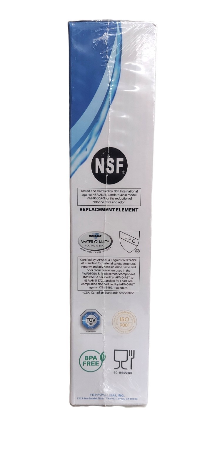 ICEPURE RWF0500A Refrigerator Water Filter Replace Everydrop Filter 5+ BPA free
