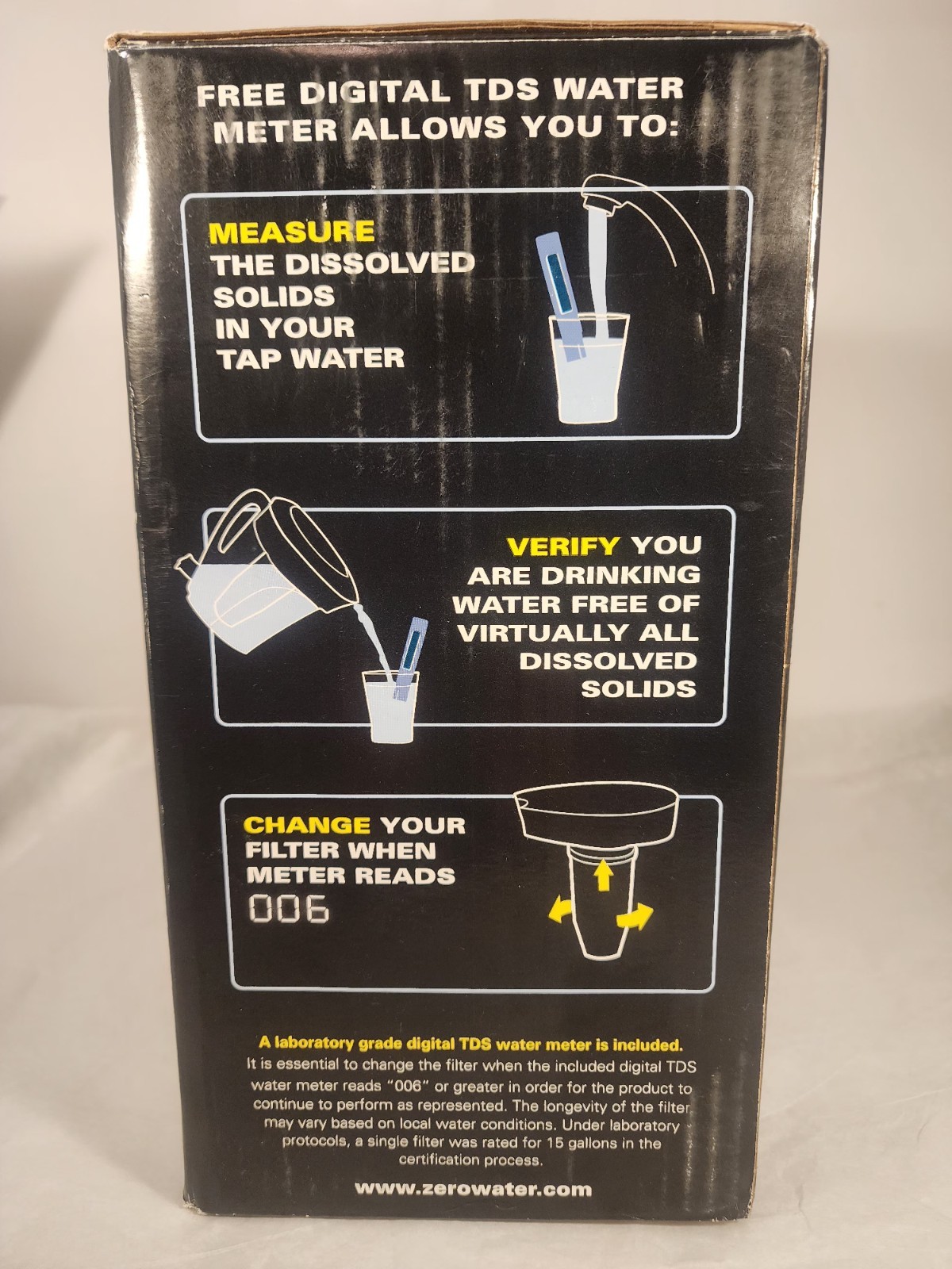 10-cup ZeroWater Pitcher ZP-010 Advanced 5-Stage ION Exchange Filtration Pitcher