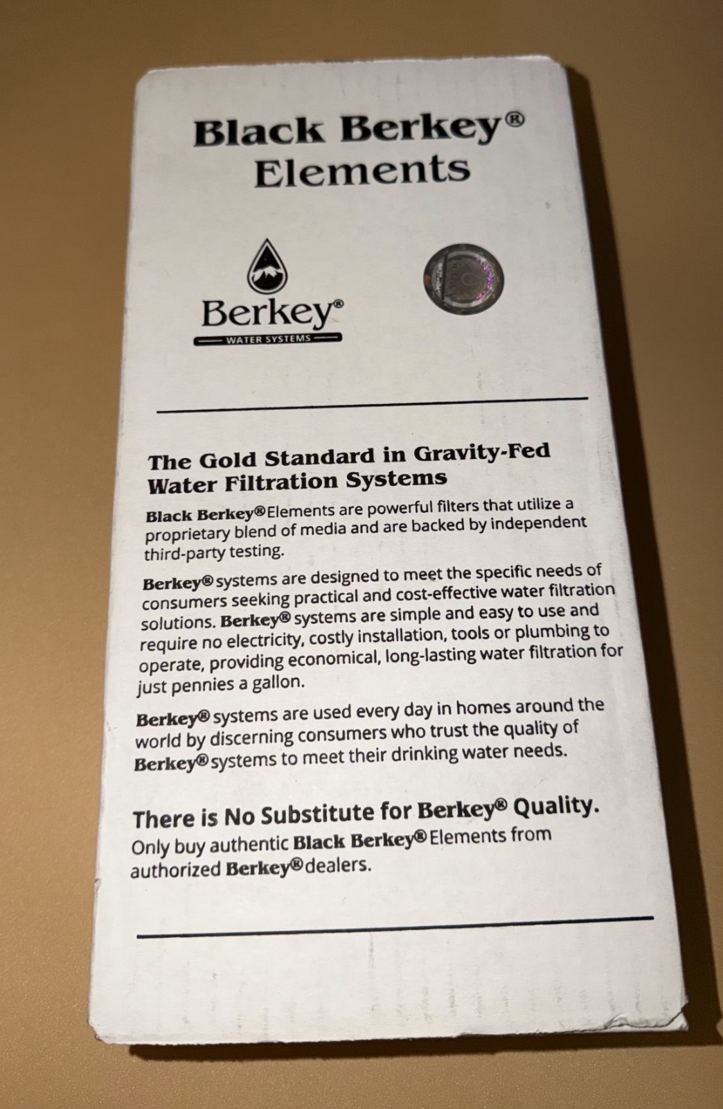 Black Berkey® Filters BB9-2 Authentic Cartridge New