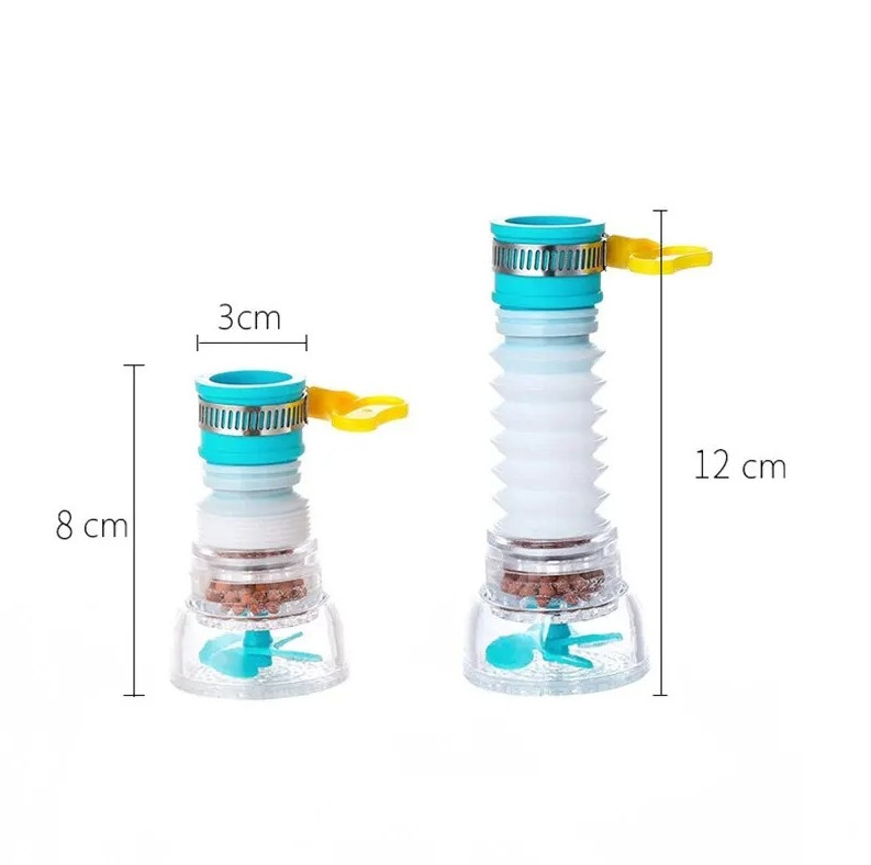 1pc 360° Rotating Kitchen Anti-Splashing Faucet Can Rotate Extend The Filter