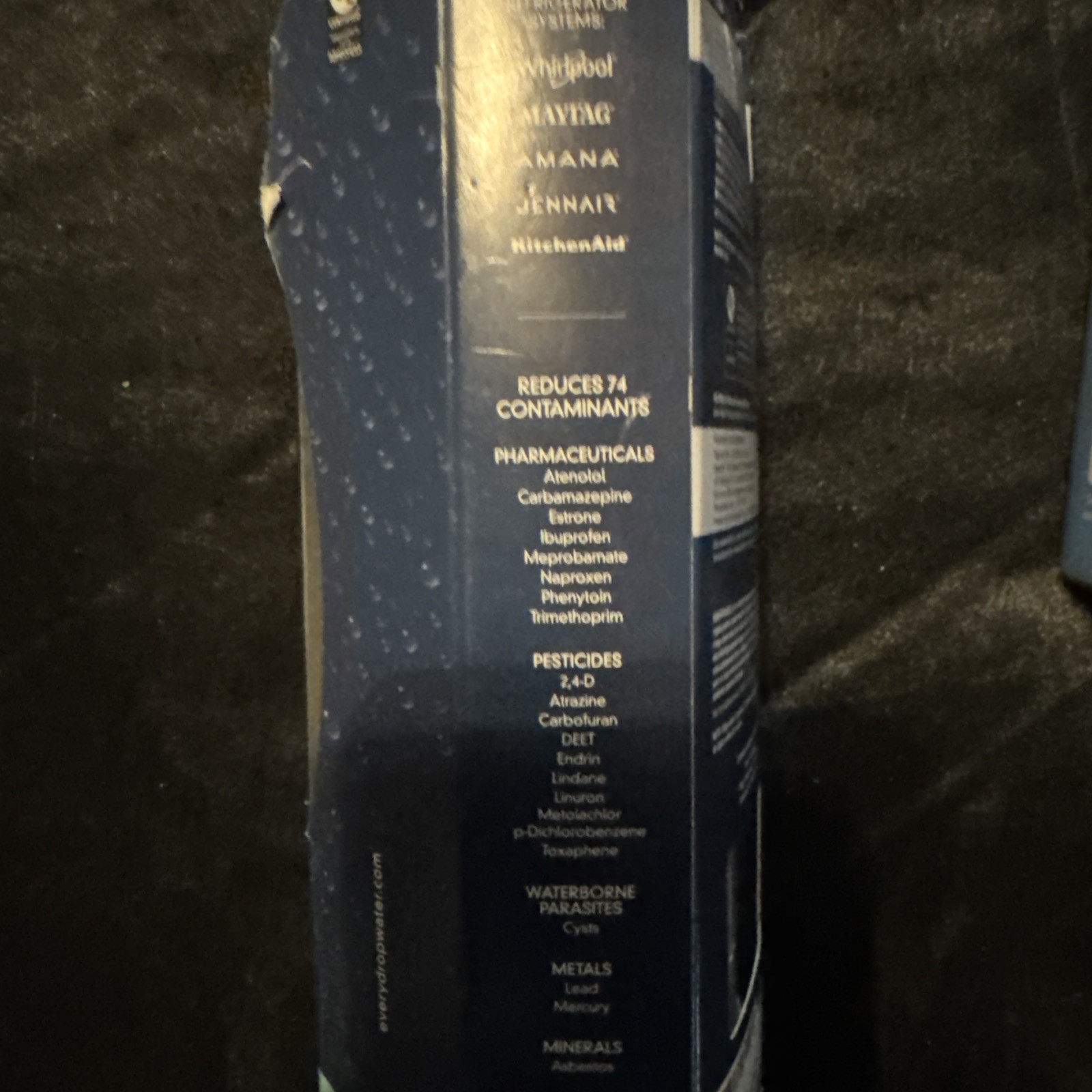 Everydrop Whirlpool A EDRARXD1 Ice & Water Single Filter, Whirlpool Maytag Amana