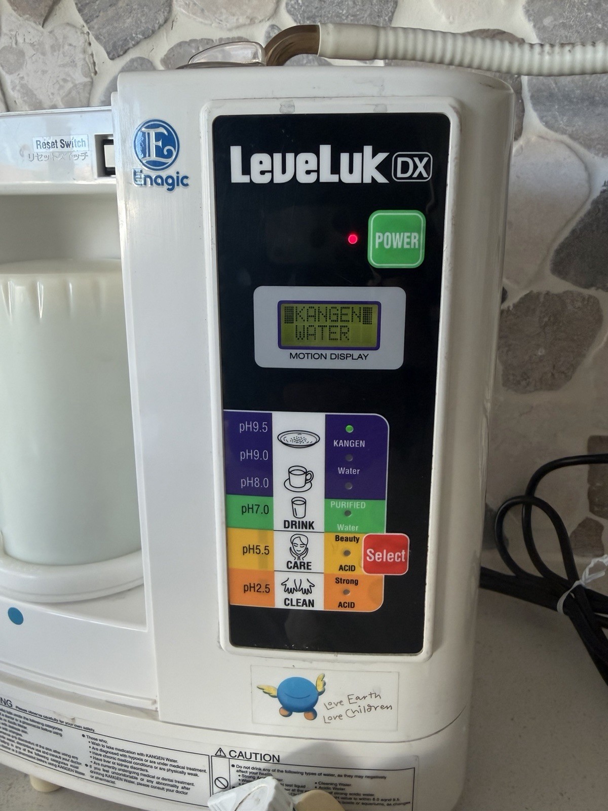 Enagic LeveLuk DX Water Ionizer countertop Kangen water machine with New Filter