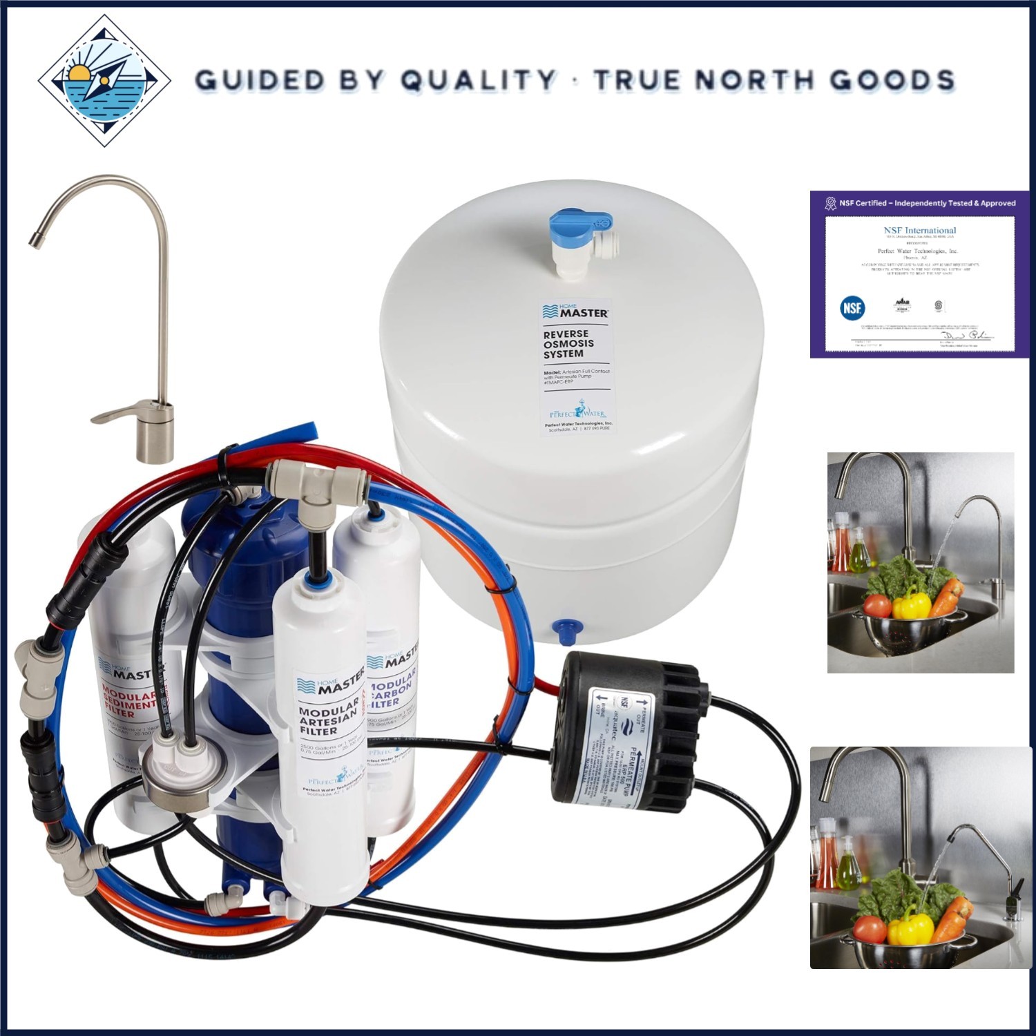 7-Stage Water Filtration System with Fast Fill Rate and Remineralization