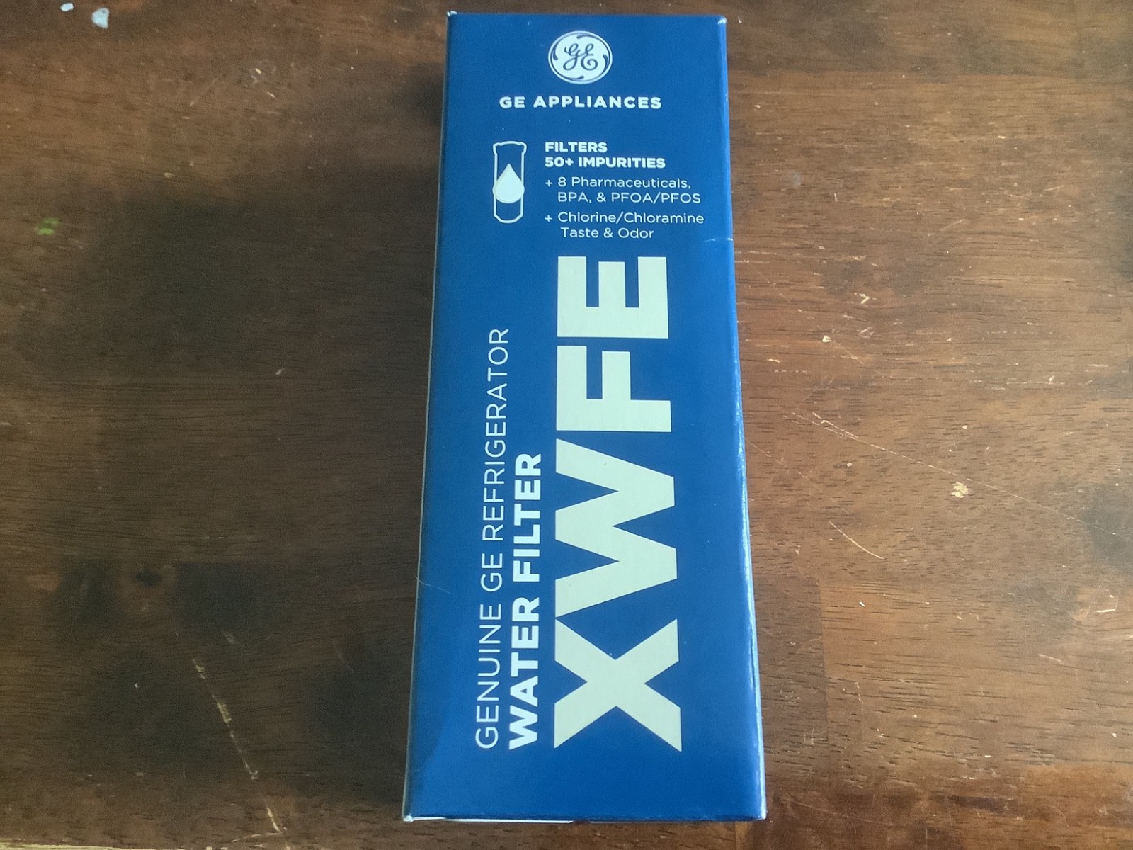 GE XWFE Replacment Refrigerator Water Filter Without Chip, New in box
