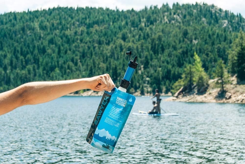Mini Water Filtration System with 99.999999% Bacteria Protection, Portable Use