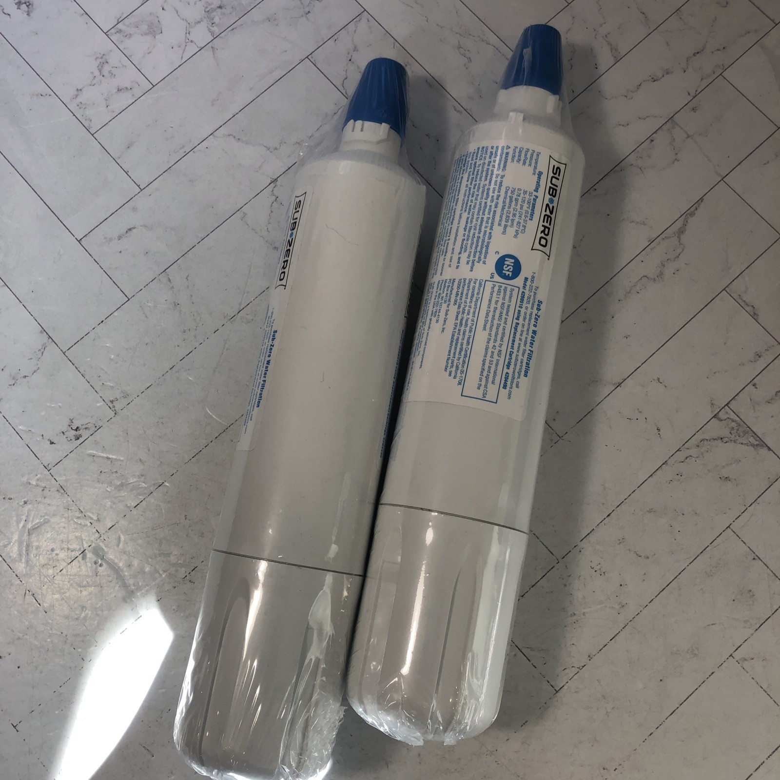 Sub-Zero 4204490 4290510 Refrigerator Water Filter Cartridge x2 Genuine OEM