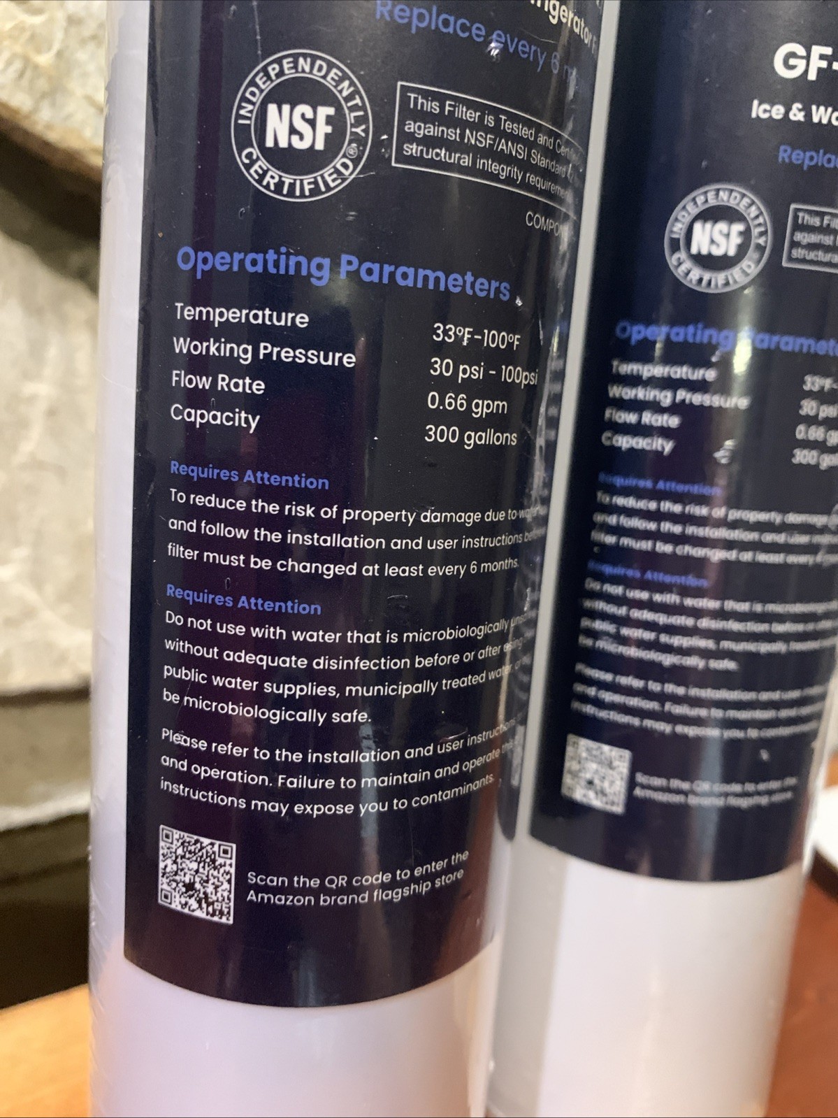 (2) GLACIER FRESH Replacement for Frigidaire ULTRAWF,Pure Source Ultra, Kenmore.