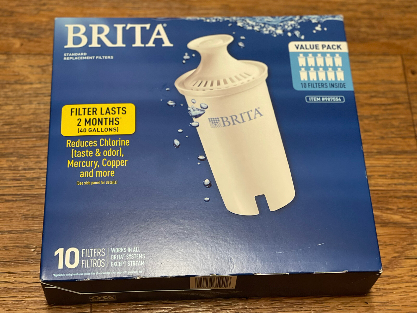 Brita Standard Replacement Filters Value Pack – 10 Filters Included