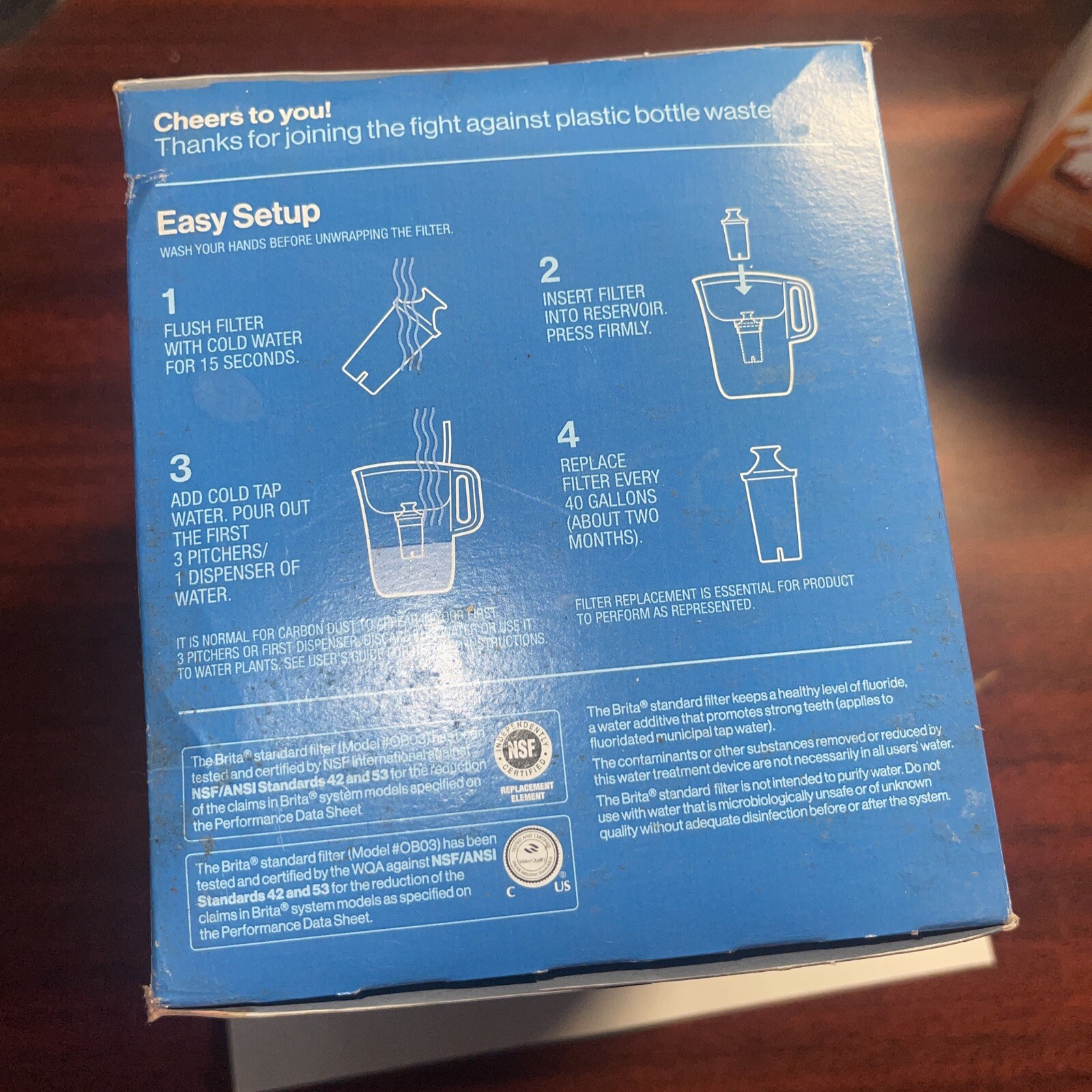 Brita Standard Pitcher Filters, Value 6-Pack for Pitcher Replacement Filter