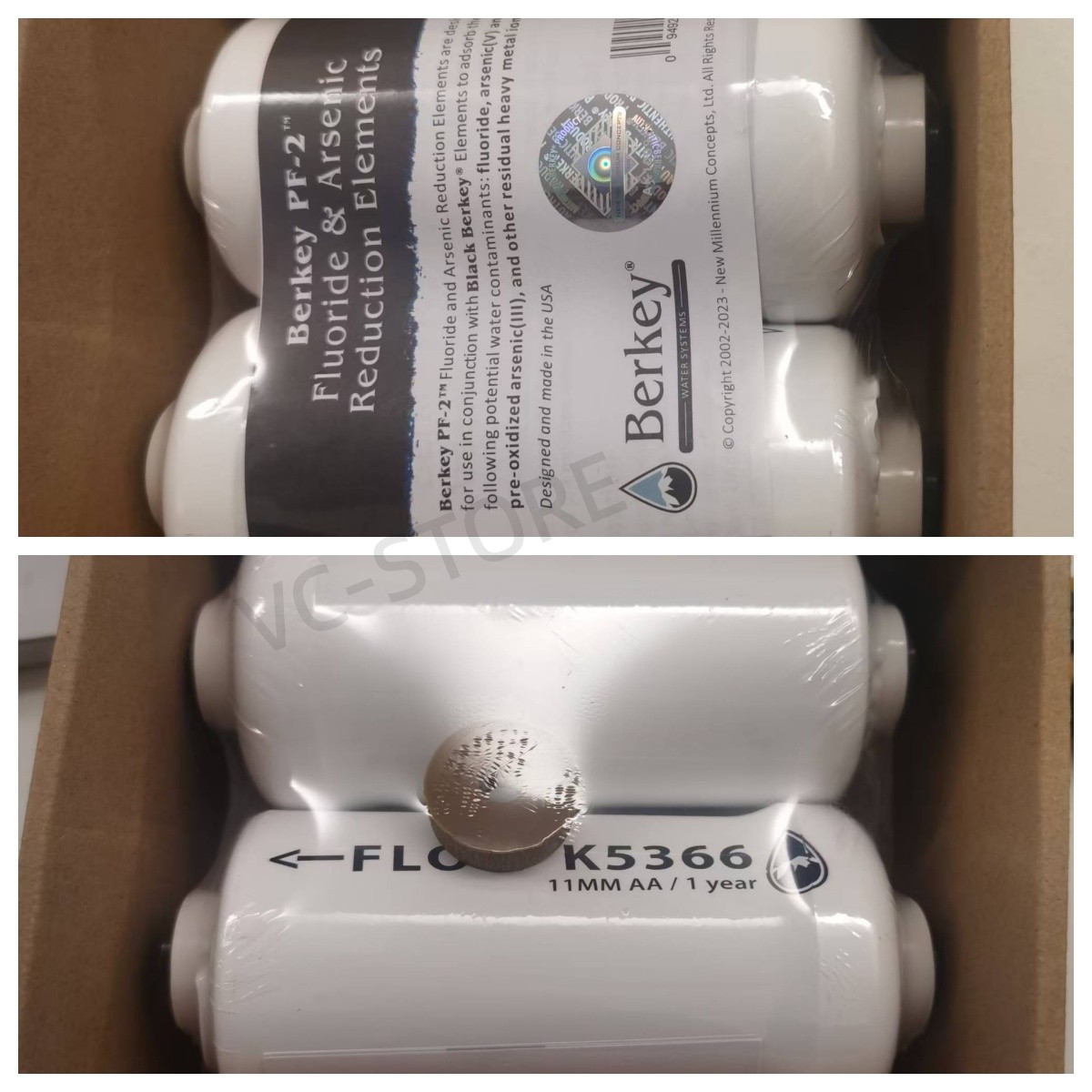 USA Stock Berkey PF-2 Fluoride Water Filters for Berkey Systems-New Sealed Box