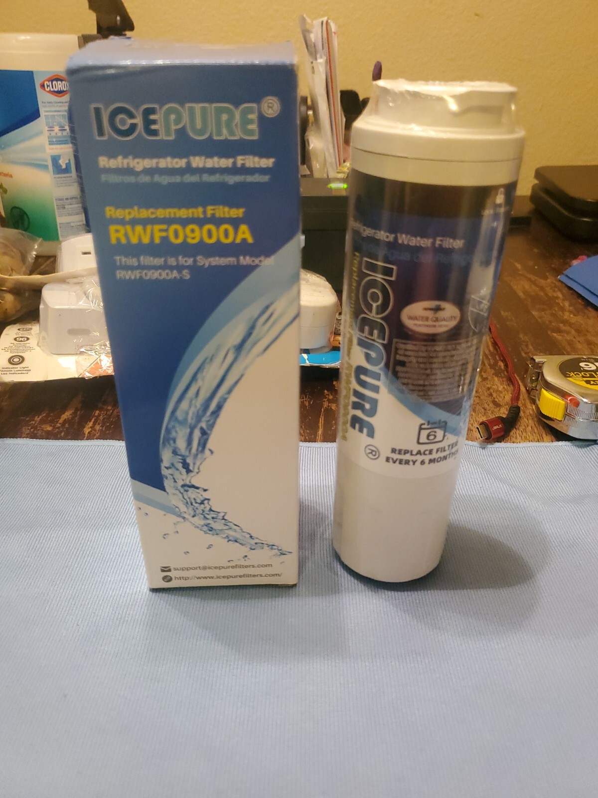 Lot Of 2 IcePure RWF0900A Refrigerator Water Filter. See Description