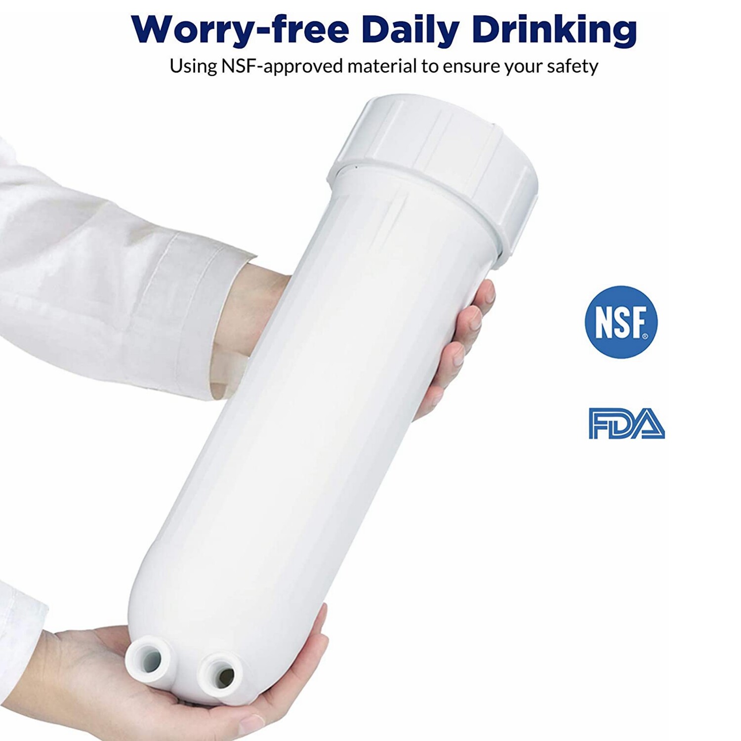 3012 RO Membrane Housing for 200/300/400/500 GPD Reverse Osmosis Water System