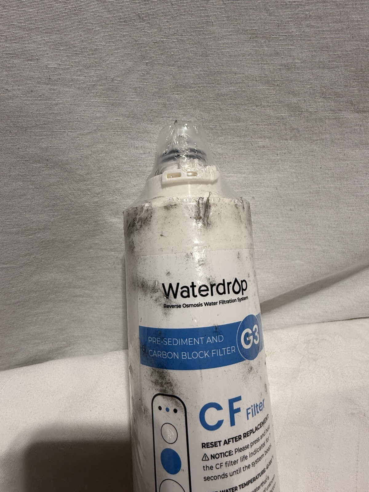 Waterdrop WD-G3-CF Reverse Osmosis Filter Replacement, Sealed (FO-4)