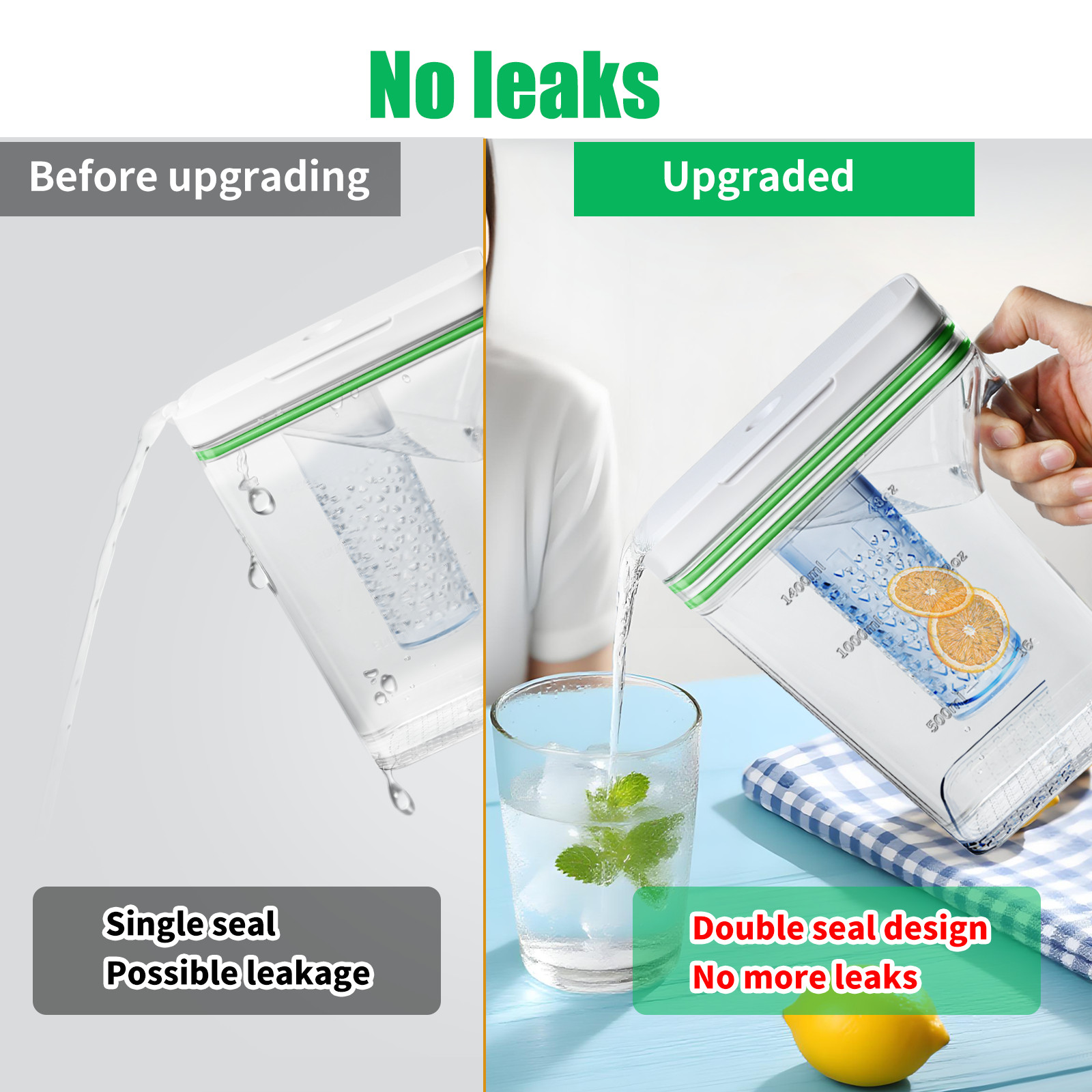 DA97-17395A Upgraded Water Reservoir/Pitcher Fits for Samsung Refrigerator