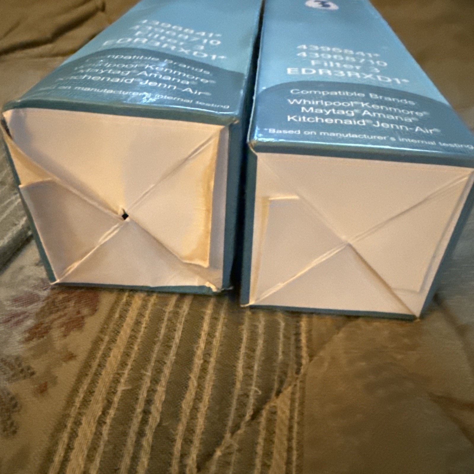 2 DENBLUE REFRIGERATOR Replacement WATER ICE FILTER 3 4396841 43968710 EDR3RXD1
