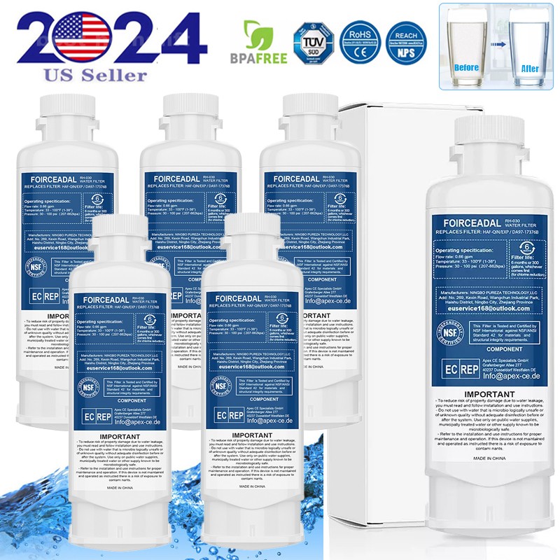 For SamSung REFRIGERATOR Water Filter DA97-17376B DA97-08006C HAF-QIN/EXP 1-4PCS