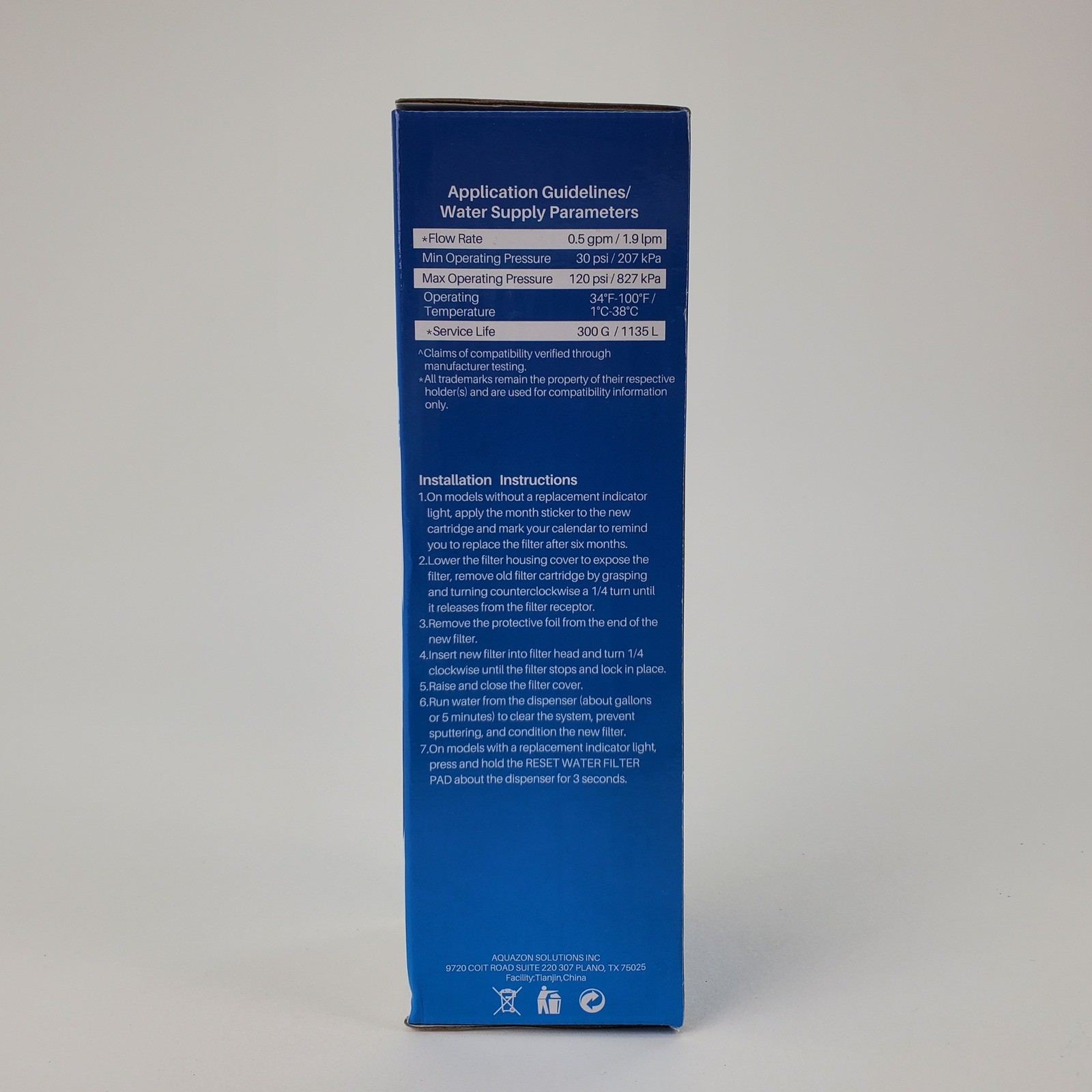 PUREPLUS PP-RWF0900A Refrigerator Water Filter Replacement NSF 42 Certified