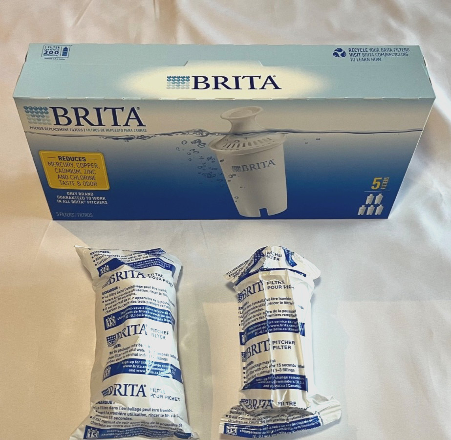 Brita 987554 Water Pitcher Standard Replacement 7 Filters, made in Canada