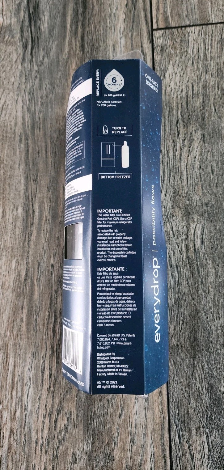 W10413²645A EDR2²RXD1 Refrigerator Filter 2 NEW Sealed US