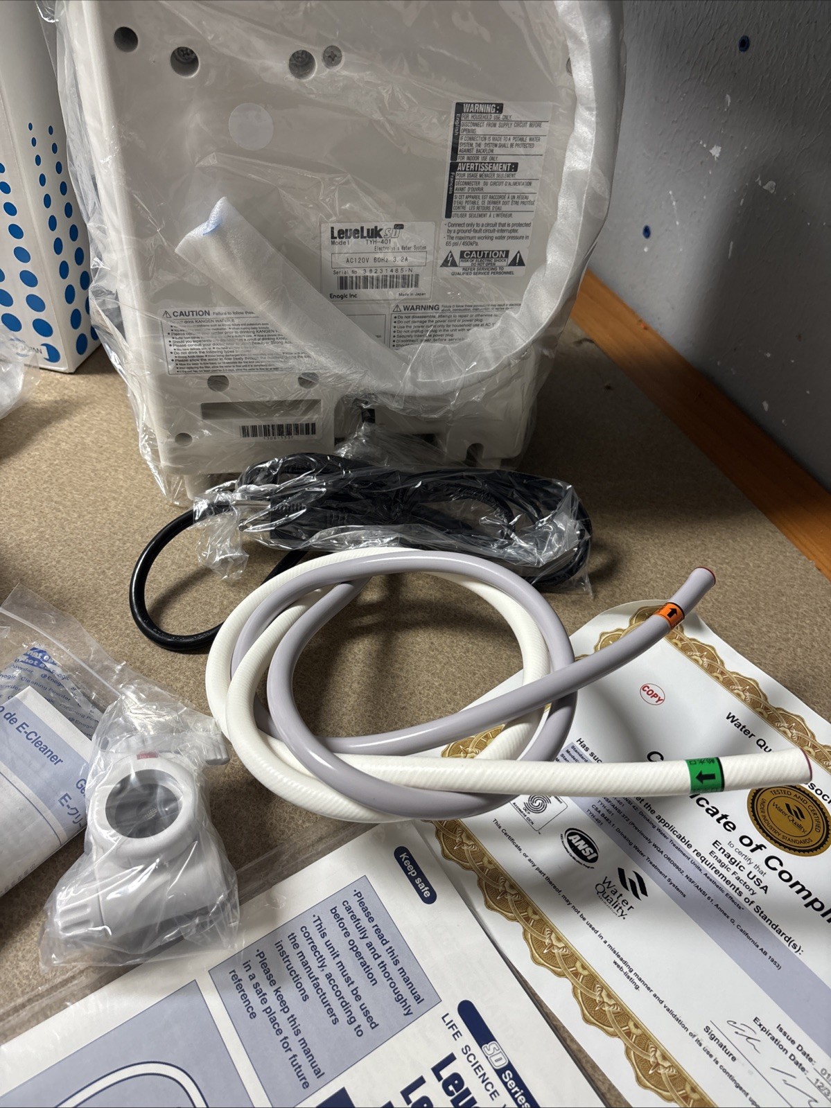 Kangen Enagic Leveluk SD501 Platinum Water Ionizer Filter Machine!! NEW!!