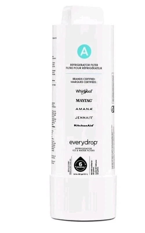 Everydrop by Whirlpool EDRARXD1 Refrigerator Water Filter A – Genuine OEM Ice &