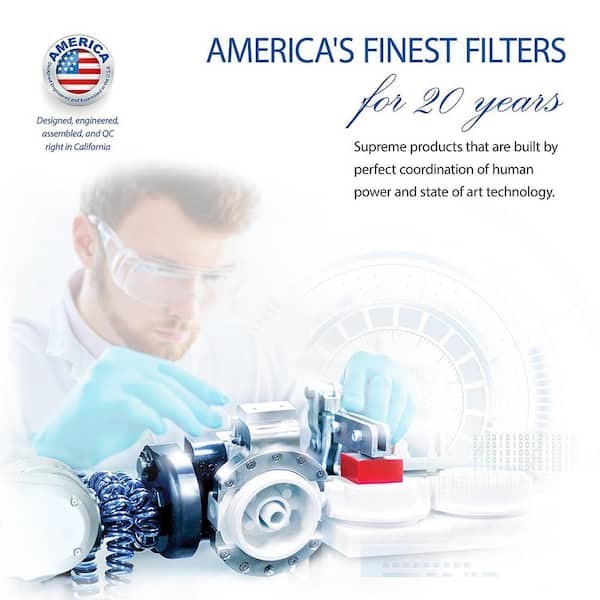 APEC Water Systems Reverse Osmosis 50 GPD Alkaline Water Filtration System