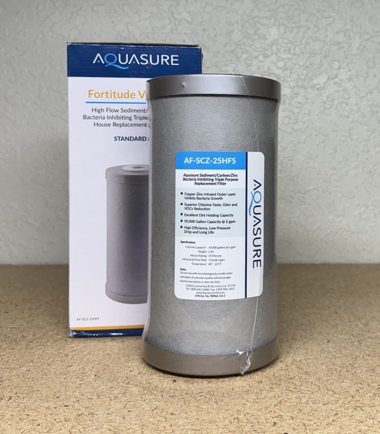 Fortitude V2 Series Sediment/Carbon/Zinc Bacteria Inhibiting Triple Purpose R…