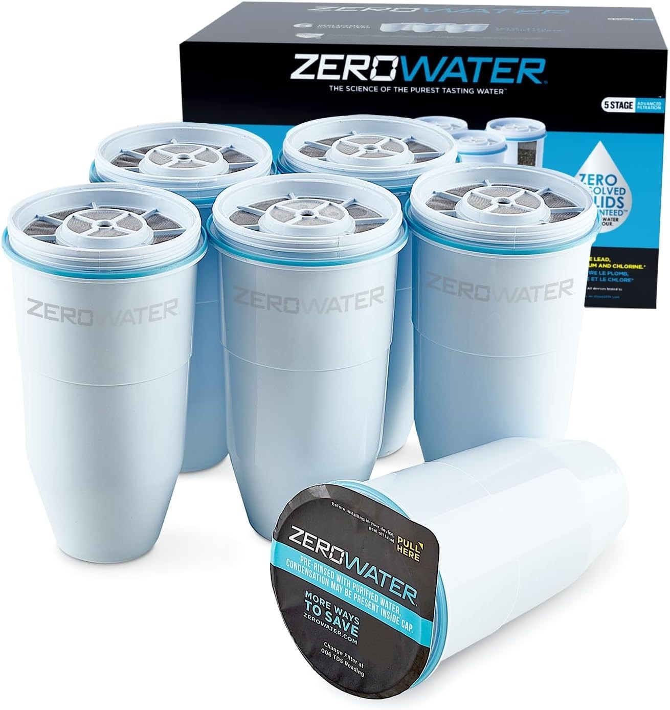 IAPMO Certified 5-Stage Ion Exchange Filter – 6-Pack