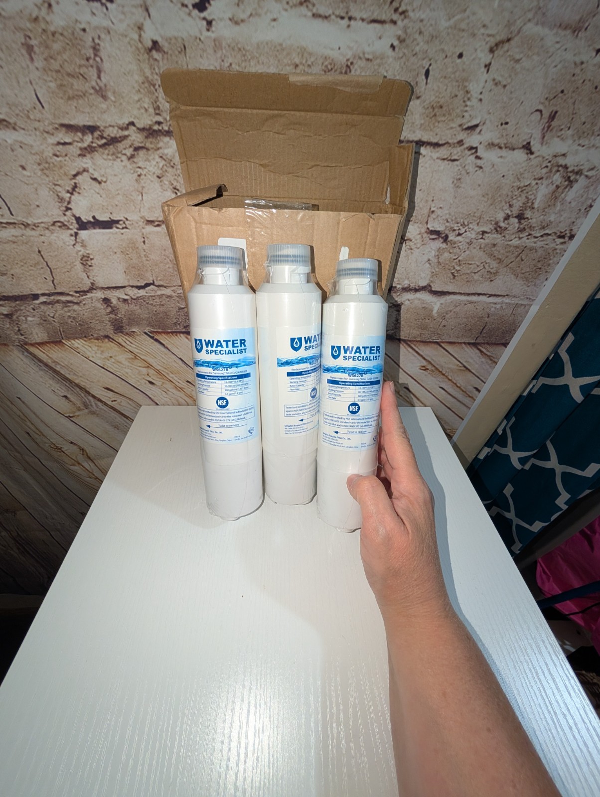Waterspecialist WS627B3 Refrigerator Water Filter – 3 Pack